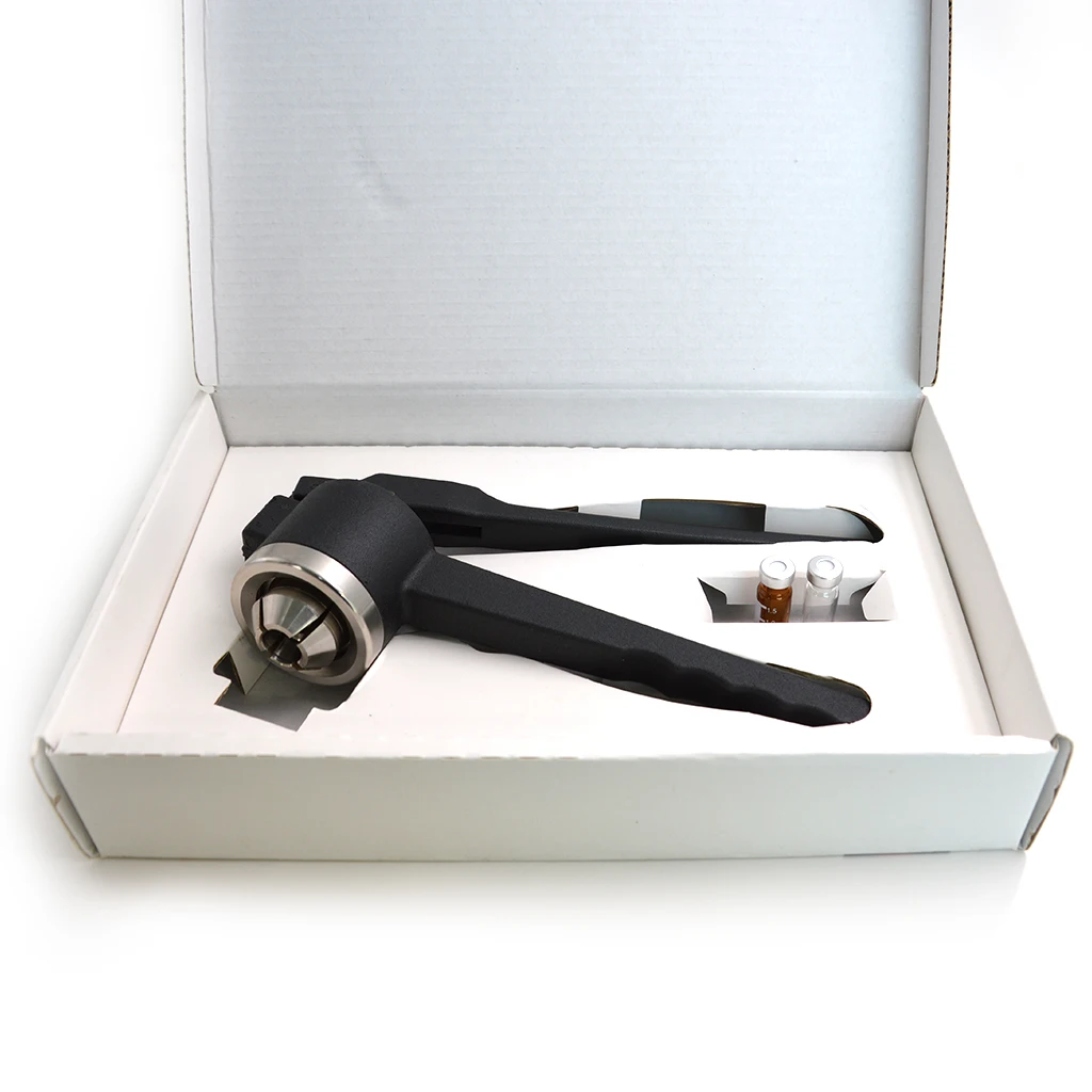 Wholesale hand manual crimper for medical 8mm 20mm glass vials crimper and decrimper for aluminum crimp cap sealing