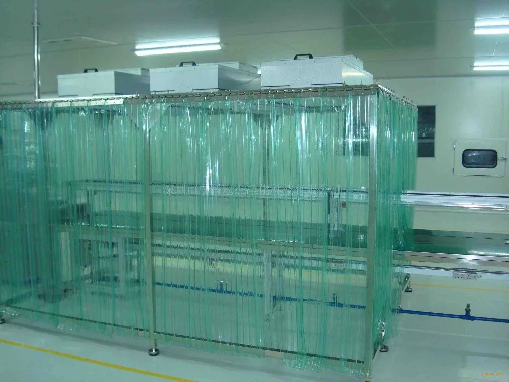 Портативная Пылезащитная чистая комната, модульная мягкая стена, чистая комната