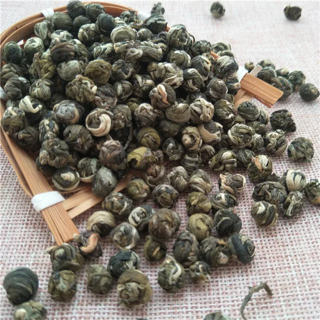 Mo li long zhu EU Standard Superior Chinese leaves tea Jasmine Pearl Scented ball Tea