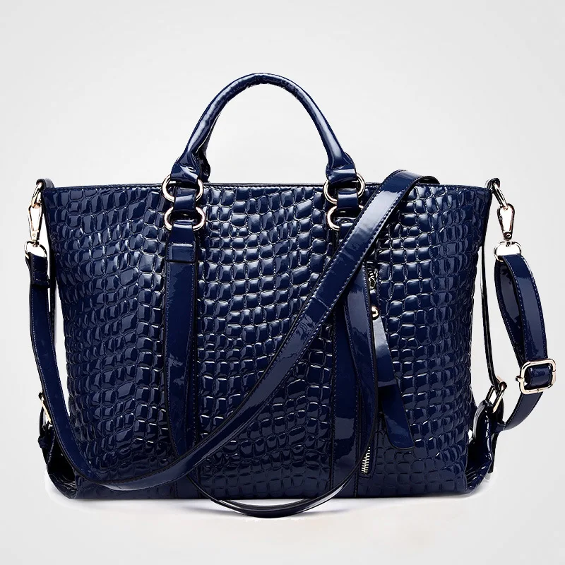 New fashion alligator pattern leather hand bag handbag tote bag