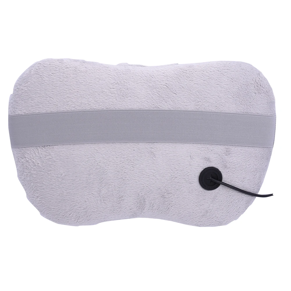 Flano cover available battery operated vibrating body massage pillow for back and neck