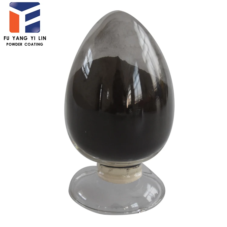 RAL 9005 Черный Матовый Цвет Порошковое Покрытие Для Внутреннего Применения