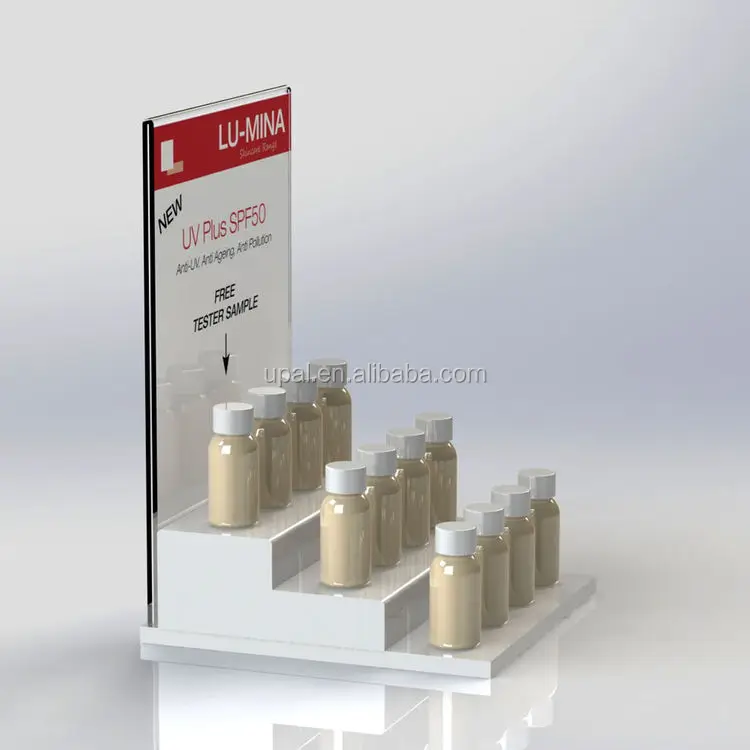 Customized new stylish great quality acrylic perfume bottle display stand