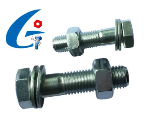 
DIN931 Оцинкованный Тяжелый шестигранный болт и Шестигранная гайка класса 8,8 