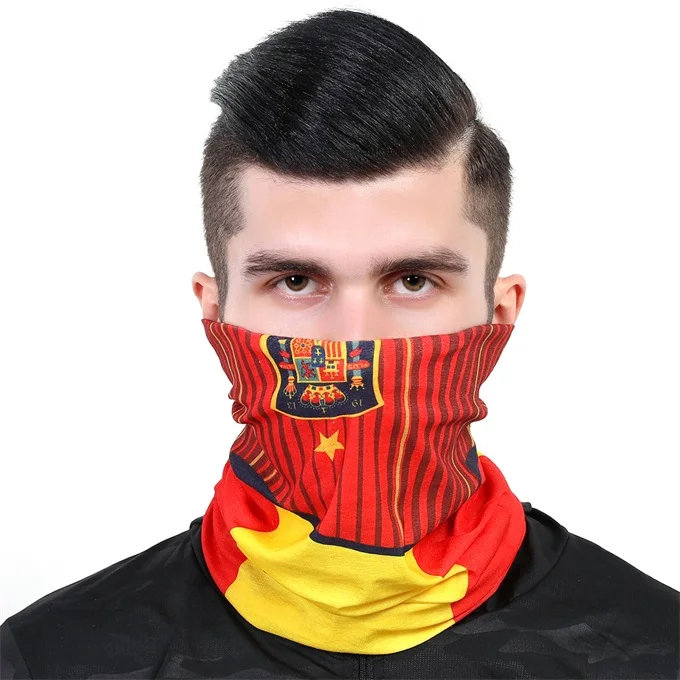 
Seamless Tubular Fabric Face mask tube neck custom Bandana Sports headwear Blank bandana 