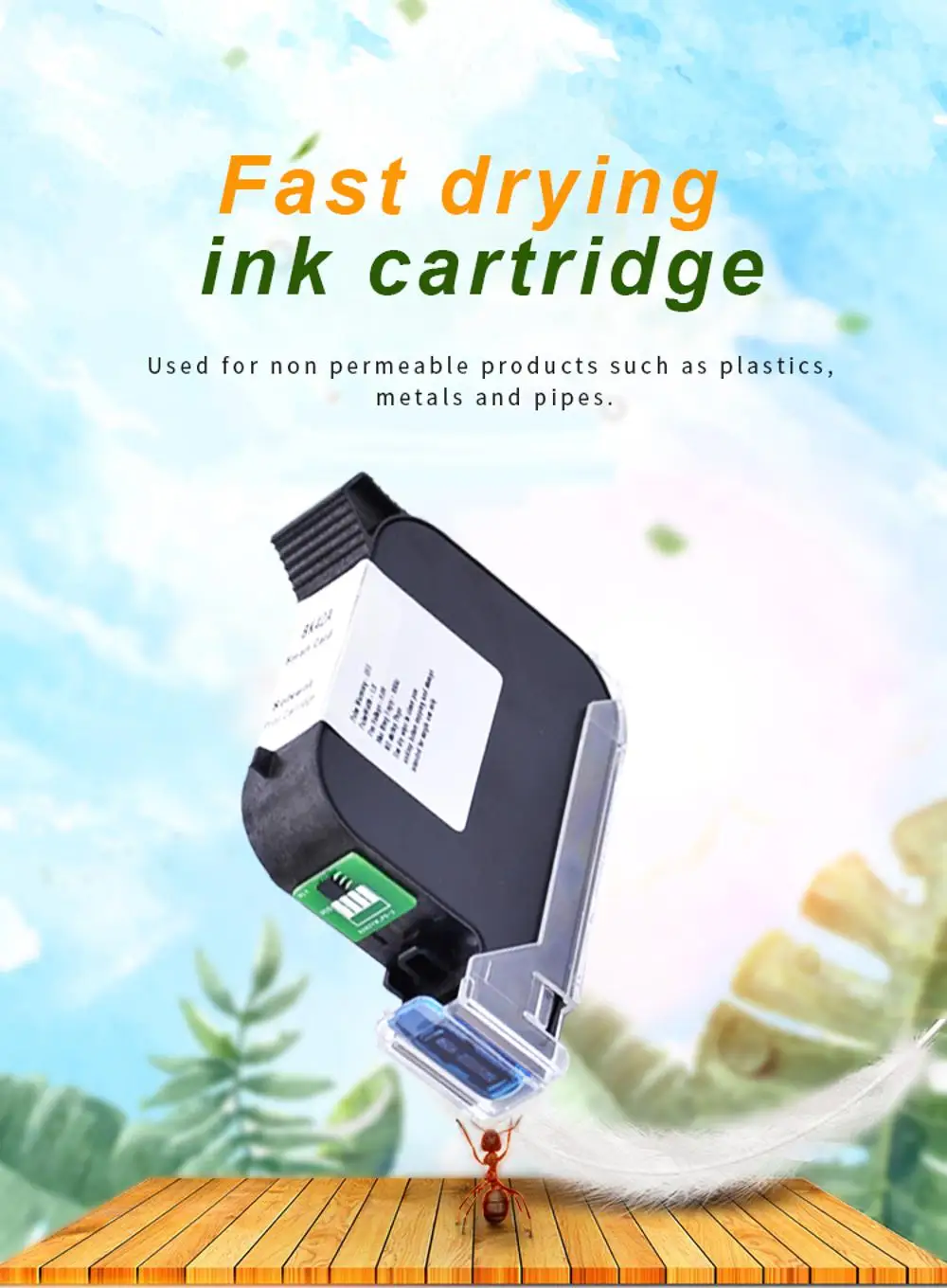 Compatible Inkjet Eco Solvent Ink Cartridge For Ink Printer