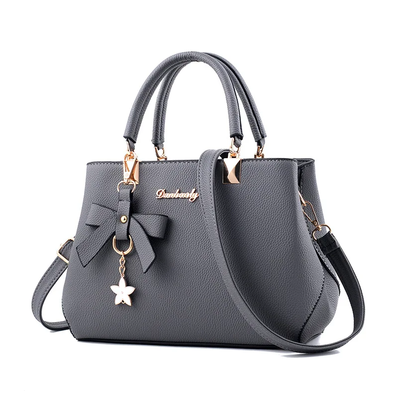 Wholesale New Arrival Classic Black PU Ladies Fashion Hand Bag For Women