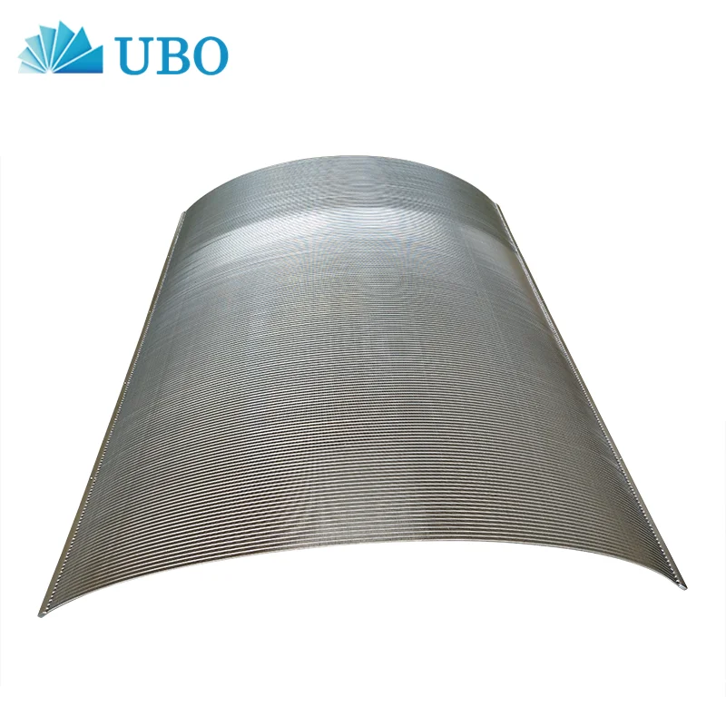 Wedge Johnson Wire Vee Screen DSM Parabolic Filter Screen Curve Welded Sieve Bend Screen