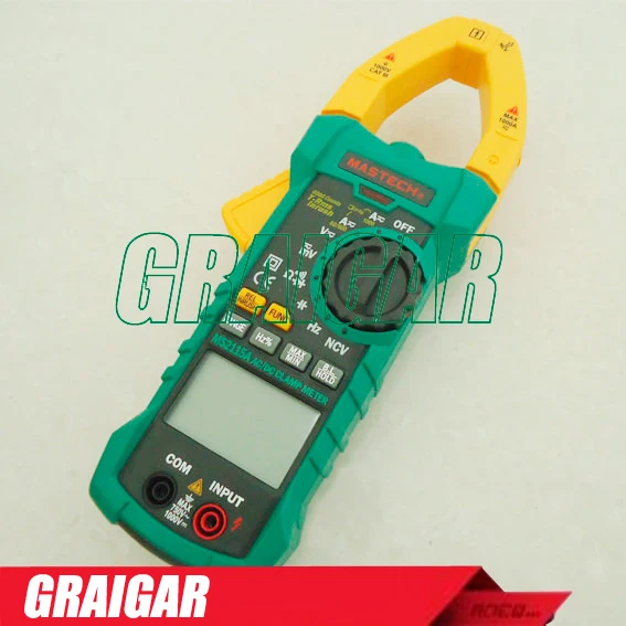 Mastech MS2115A Digital Multimeter Clamp Meter Frequency Resistance Capacitance Meters Tester
