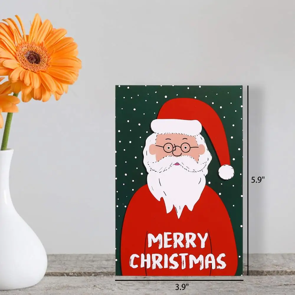 Custom Thank You Promotion Happy Birthday Paper Gift Christmas Handmade Greeting Card