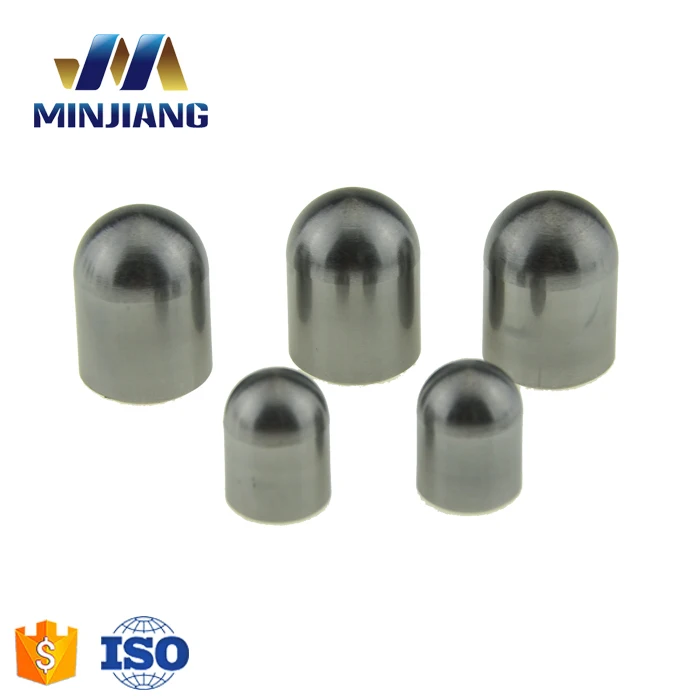 
Tungsten carbide PDC bit conical bullet spherical buttons 