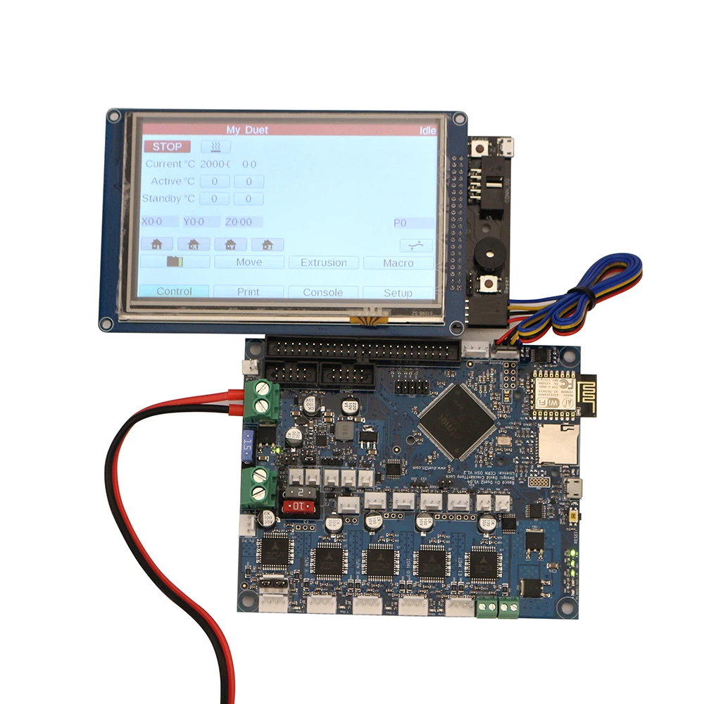 Новейшая версия Duet 2 Wi-Fi V1.04 Клонировали DuetWifi современным 32-битным электронная система с 4 3