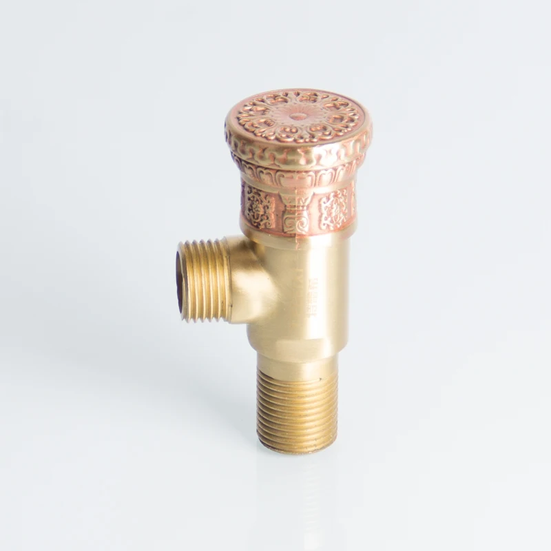 Deluxe Two Way Valve Brass Angle Valve Kitchen Fittings Stop Cock Valve