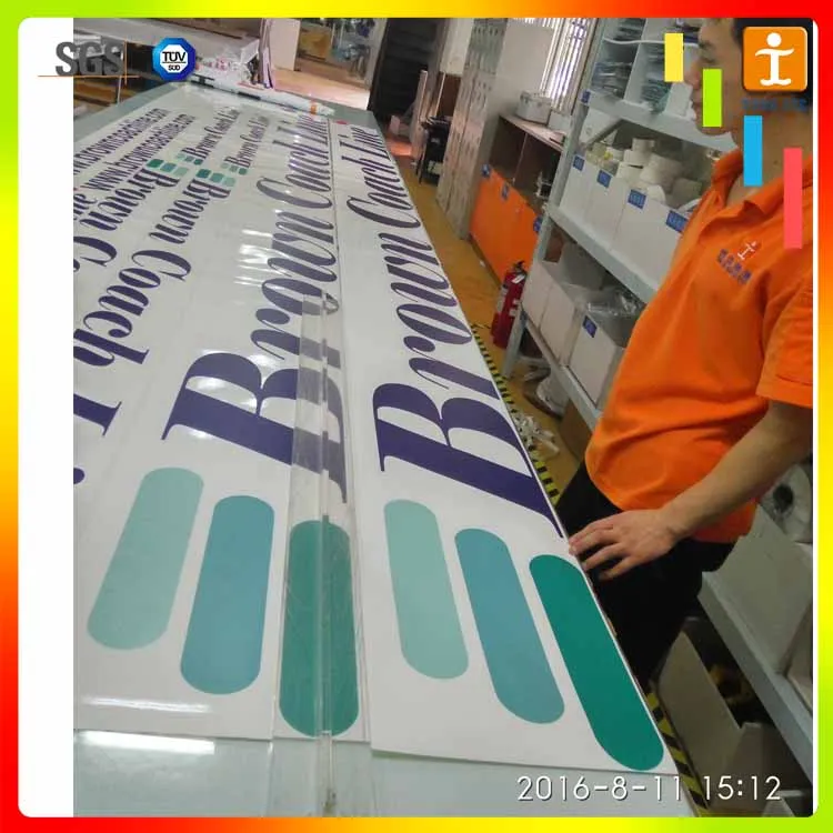 Advertising car school vans trucks vehicle fleet pvc vinyl wrap sticker decal bus sign