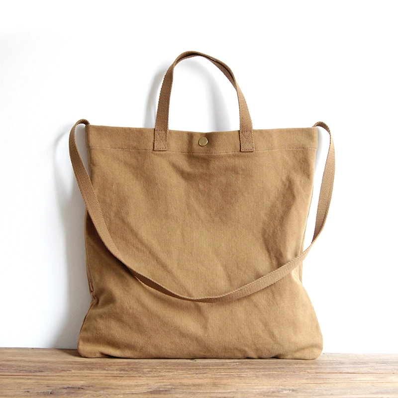 Simple casual Korean version of the shoulder bag lightweight practical cotton canvas tote bag