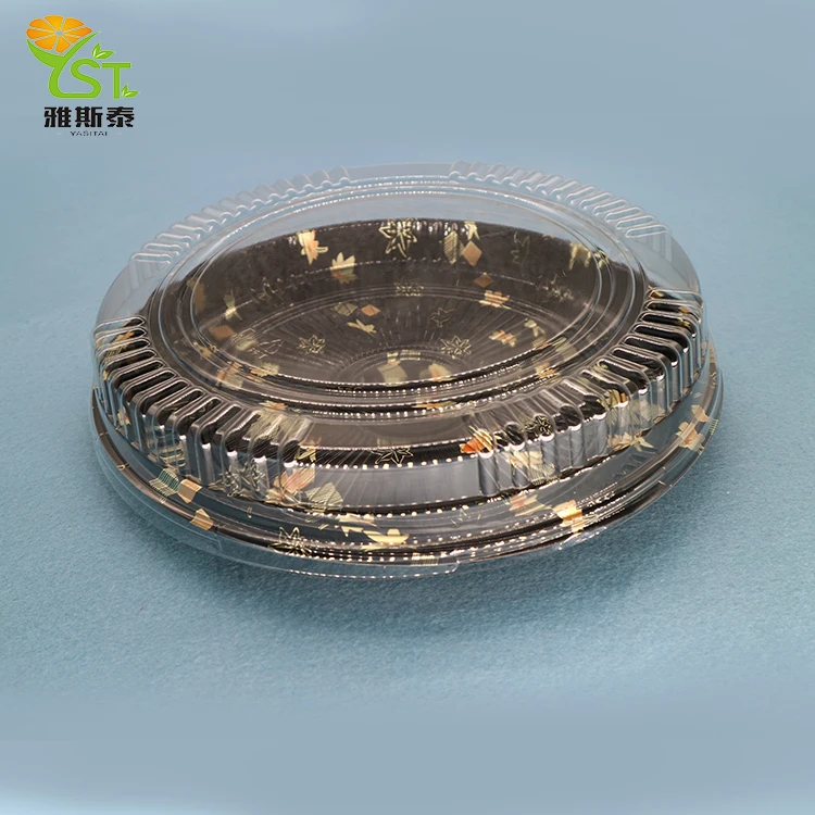 Best Selling Hot Chinese Products Disposable Round Plastic Sushi Tray
