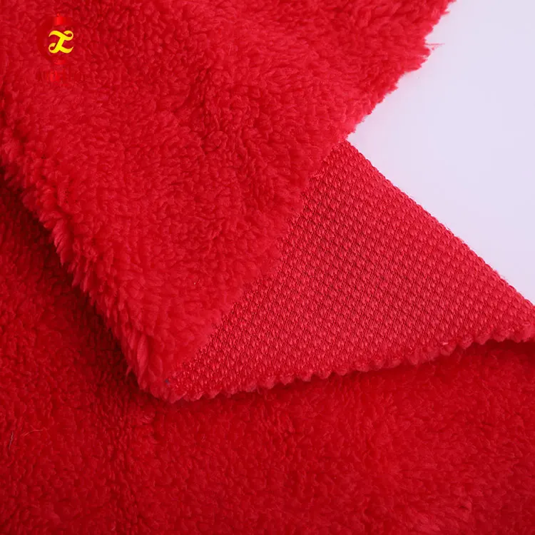 Wholesale china polyester fleece manufacture sherpa fabric for blanket
