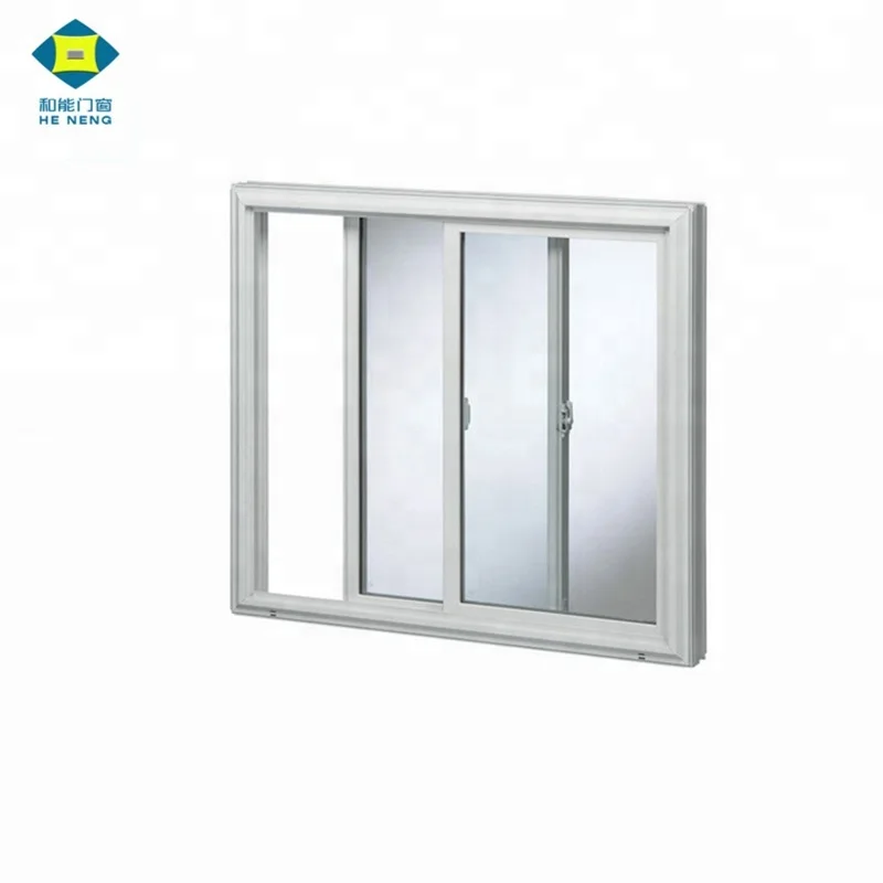 American Sash Anti-theft Screen Impact Double Glazed pvc Sliding Glass Window