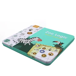 2019 Newest Hot Saalin Magnetic Mind Jungle Logic Game Travel Game for kids Theme Ocean