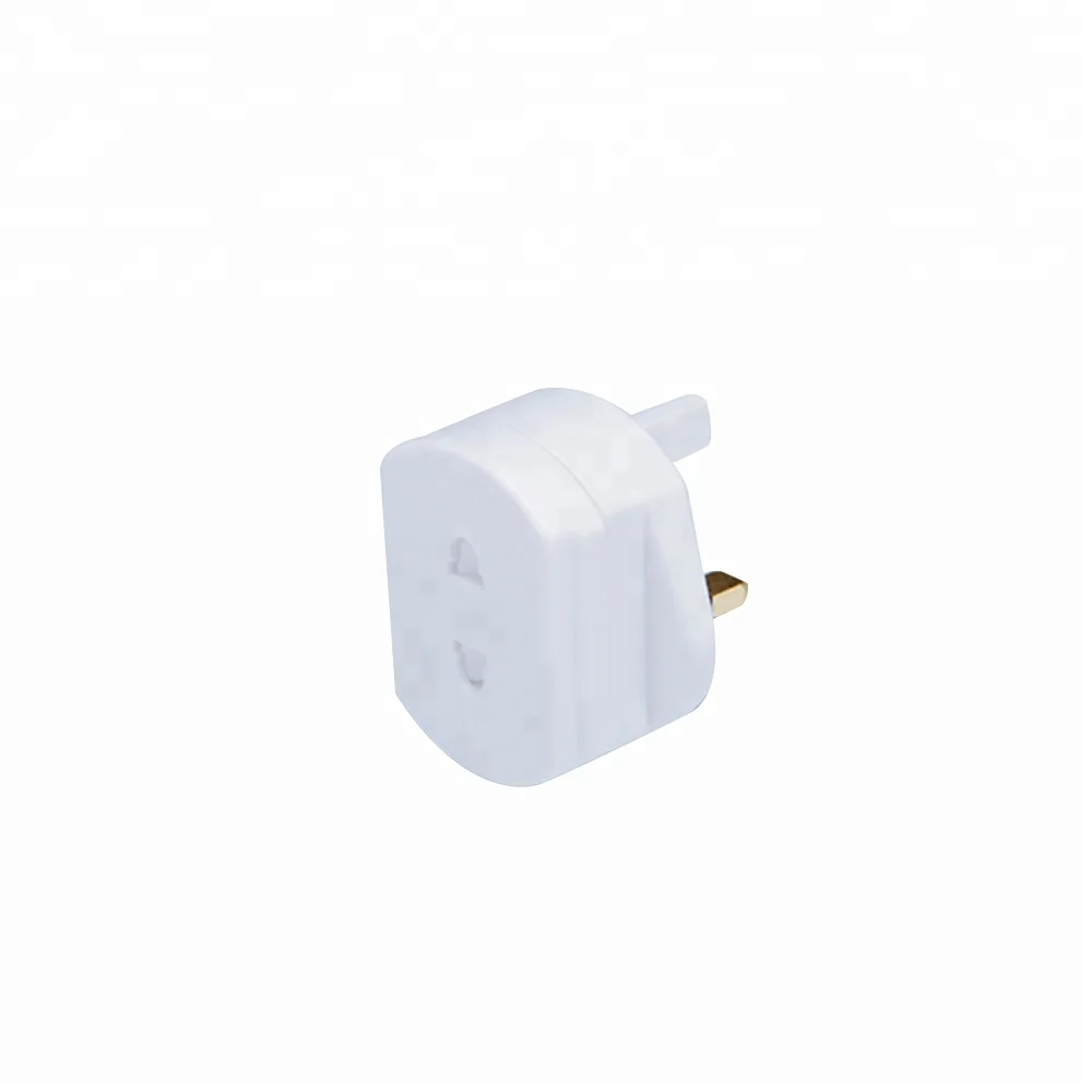Shaver Adapter Plug US EU 2 Pin to 3 Pin UK 1A Fused Electric Toothbrush Travel Adaptor Socket