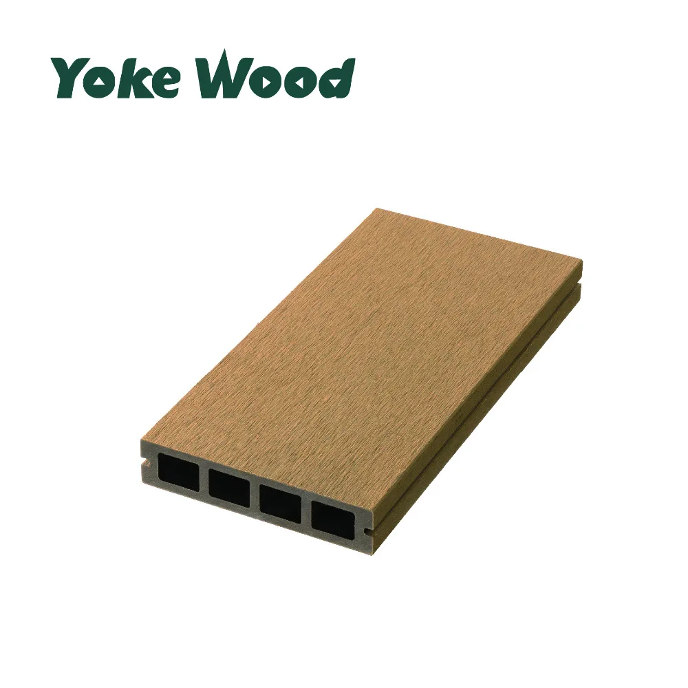 Vyokewood WPC White Wood Panel Vinyl Flooring Wood Plastic Composite Decking Floor