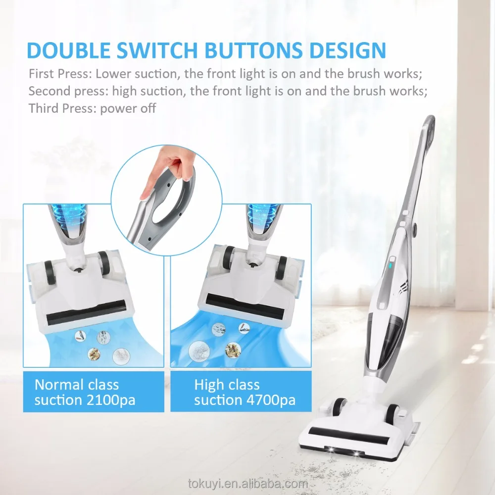2018 new 5K suction wet&dry 3 in 1 cordless vacuum cleaner