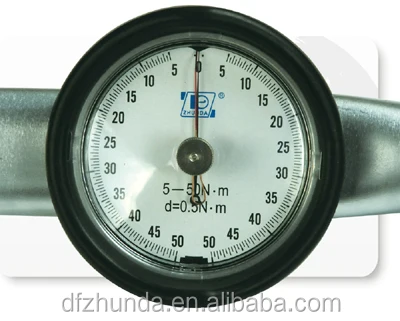Dial Indication type torque wrench manual dial gauge torque wrench