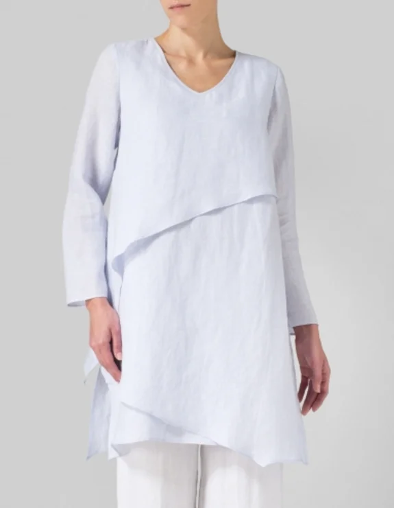 Modern style comfort linen nail salon luxury spa uniforms esthetician clothing