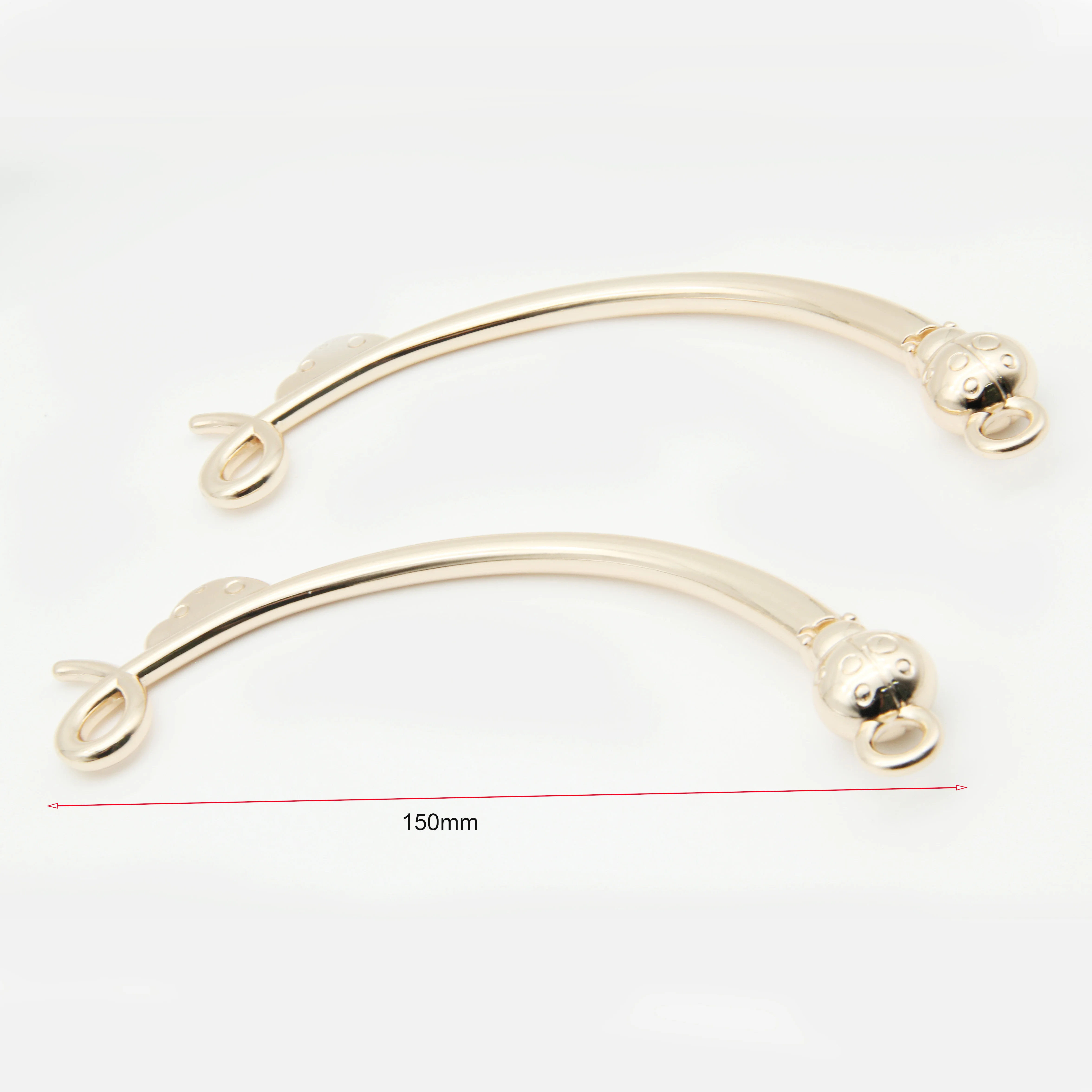 
Bulk Cheap Price Leather Bag Accessories Metal Handles Purse Handbag Alloy Parts Hardware 