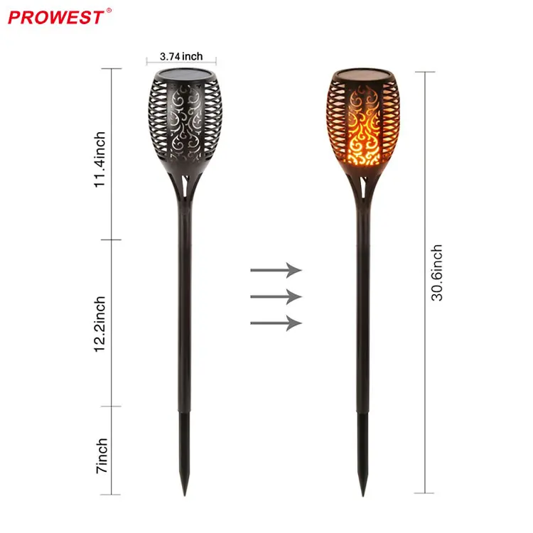 Садовые огни, светодиодные огни, водонепроницаемые мерцающие огни