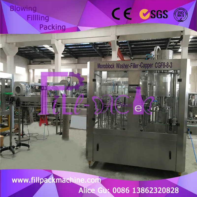 1000 мл промывки розлива чистой воды завод тяжести заполнения