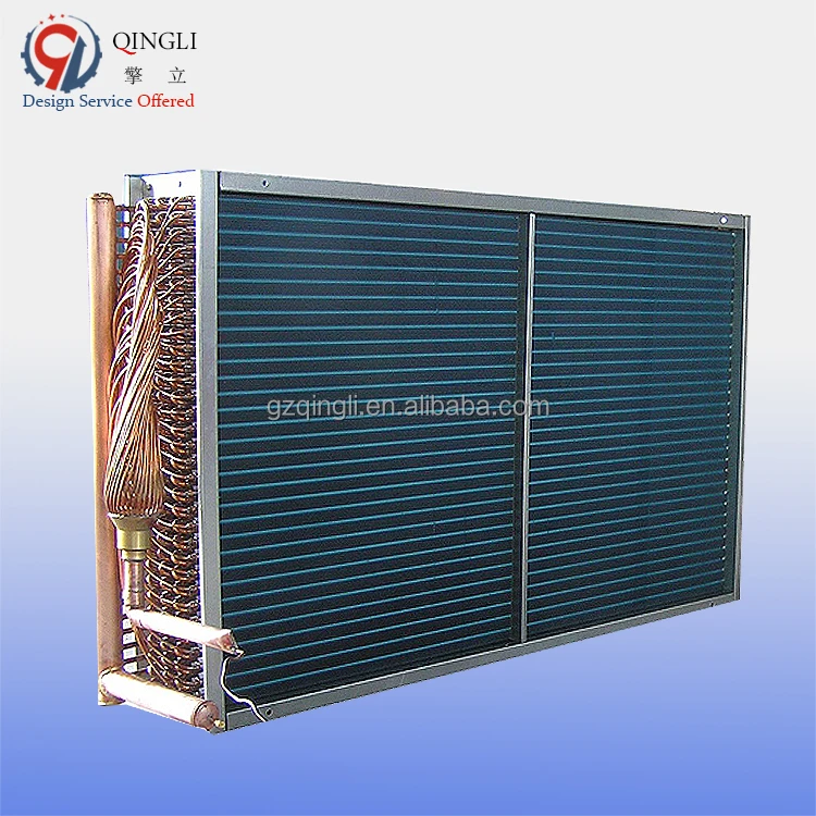 Профессиональная трубка холодной комнаты и ребристая синяя ребристая испарительная катушка