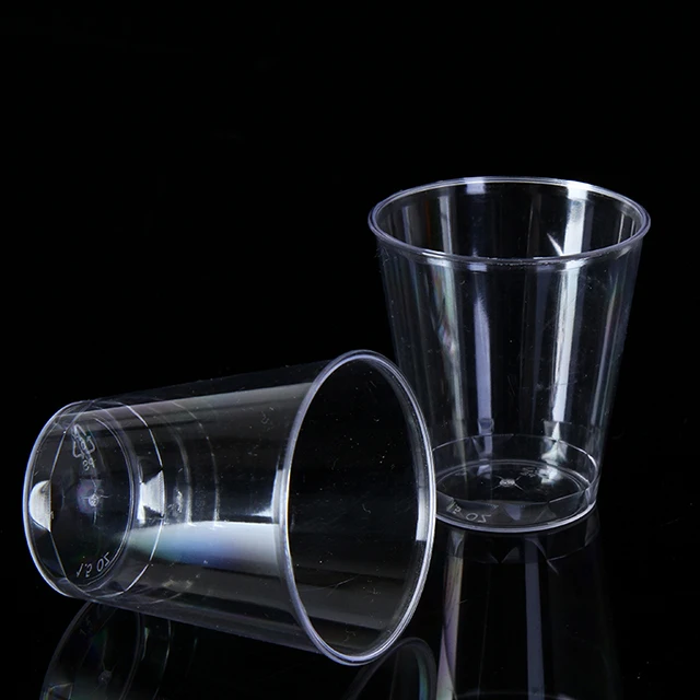 Wholesale 1.5 oz PS clear plastic disposable cup