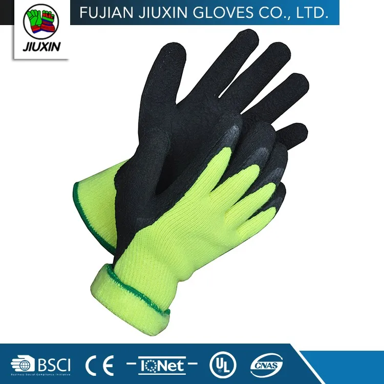 The latest natural rubber gloves high quality industry working latex gloves