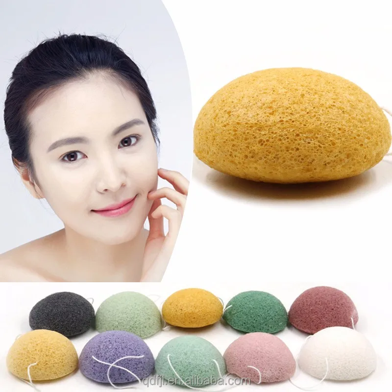 100% natural konjac sponge wholesale makeup sponge