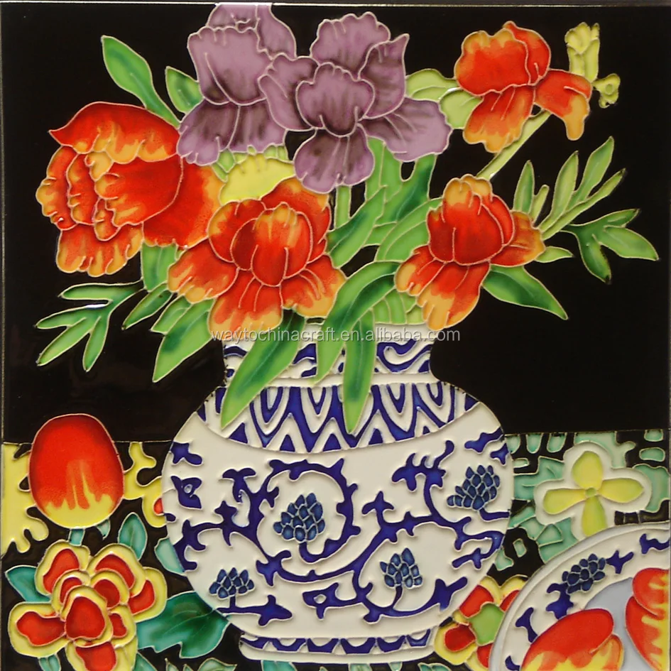 Hand Painted Ceramic Tile Picture