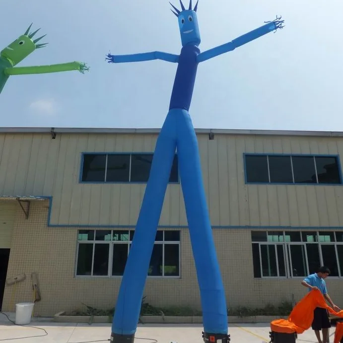 7m High 2 Legs Inflatable Air Tube Man / Sky Dancer For Sale