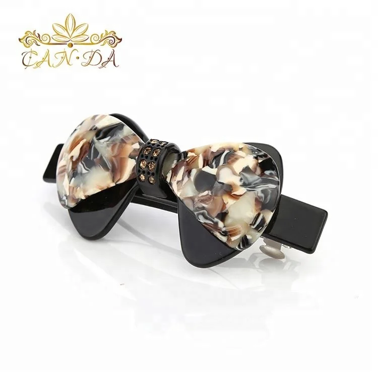 Высококачественные аксессуары для волос в форме цветка для девочек, красочная заколка для волос