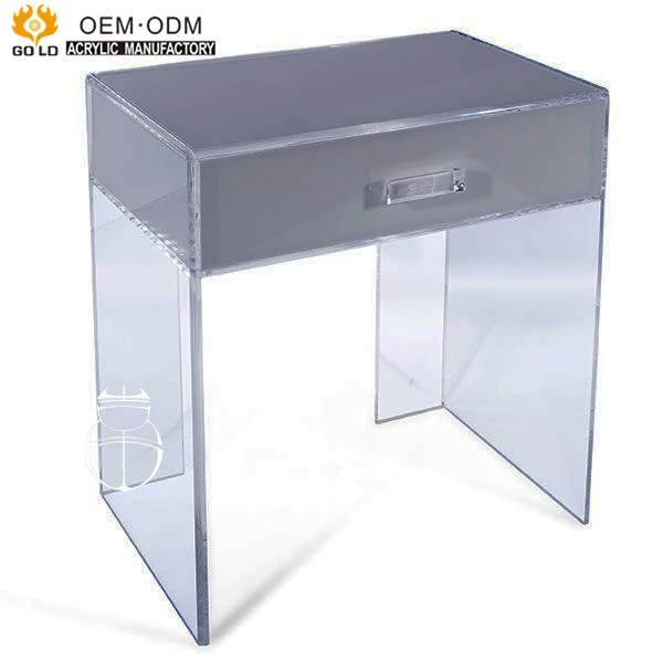 Модный Роскошный прозрачный акриловый журнальный столик обеденный стол под раковину
