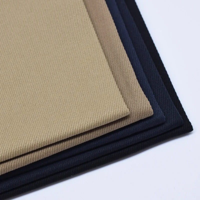 
New design yarn dyed 100% cotton woven twill men pants fabric 