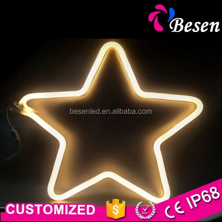 BesenLed Led Hotel Light Fake Custom Tube Acrylic Mini Small Battery Powered Neon Rope Sign,Flexible Neon Light Signs Led