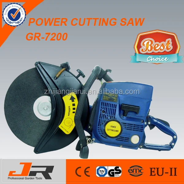 Professional 72cc 3.4kw power tool cutting machine/cut-off machine