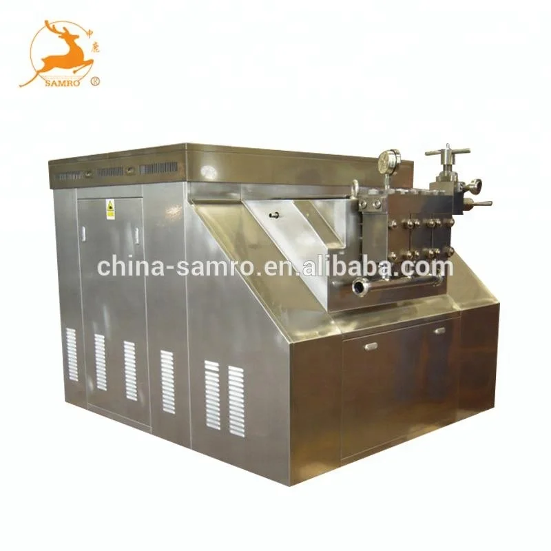 small milk processing plant 1000L/H homogenizer machine