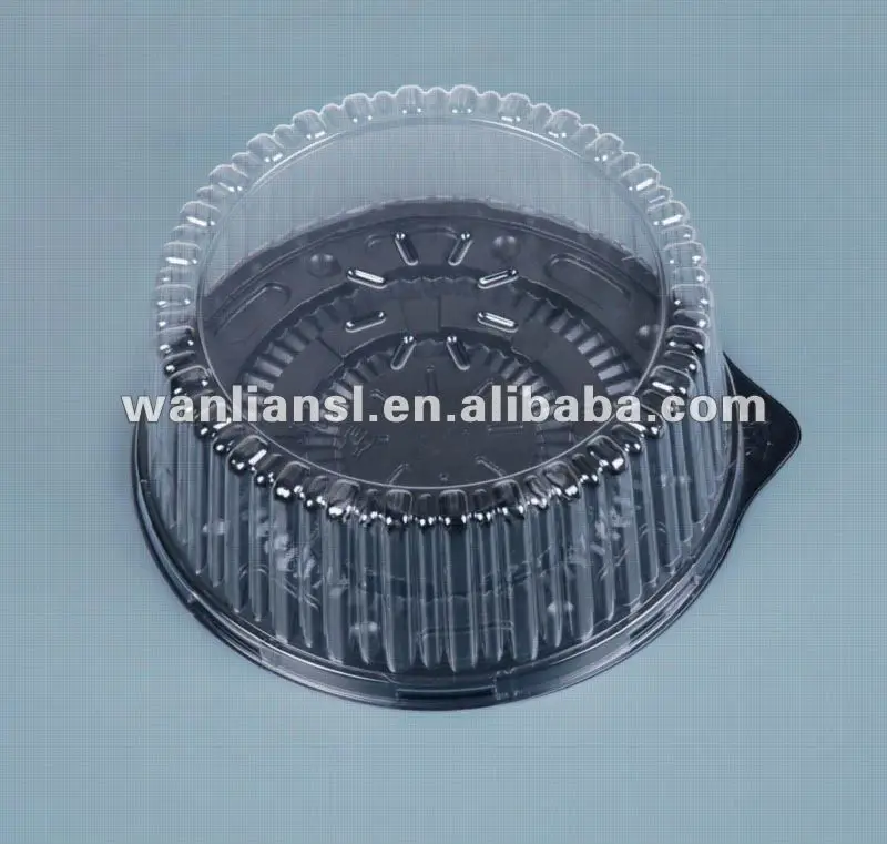 plastic round cake boxes