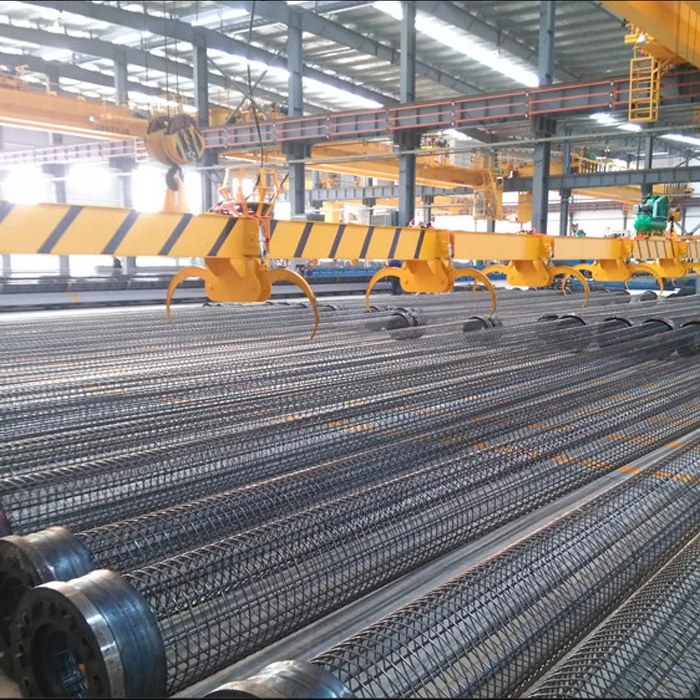 Full automatic concrete pile used wire mesh cage welding machine