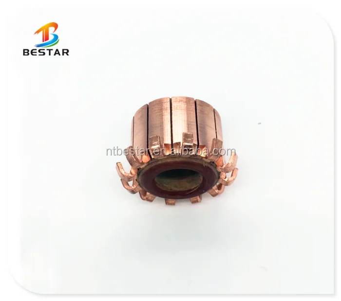 12 сегментов Крюк Тип вентилятор двигатель коммутатор якорь