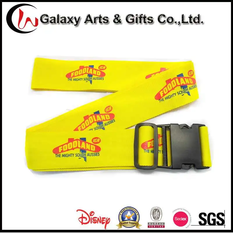Customized  silk screen printed Travel Luggage Straps