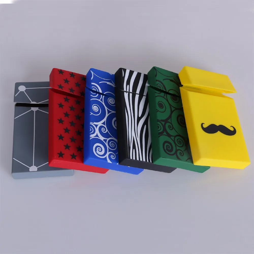 Wholesale Friendly Silicone Cigarette Box Cigar Box Customise Packing Cigarette Cover Cases