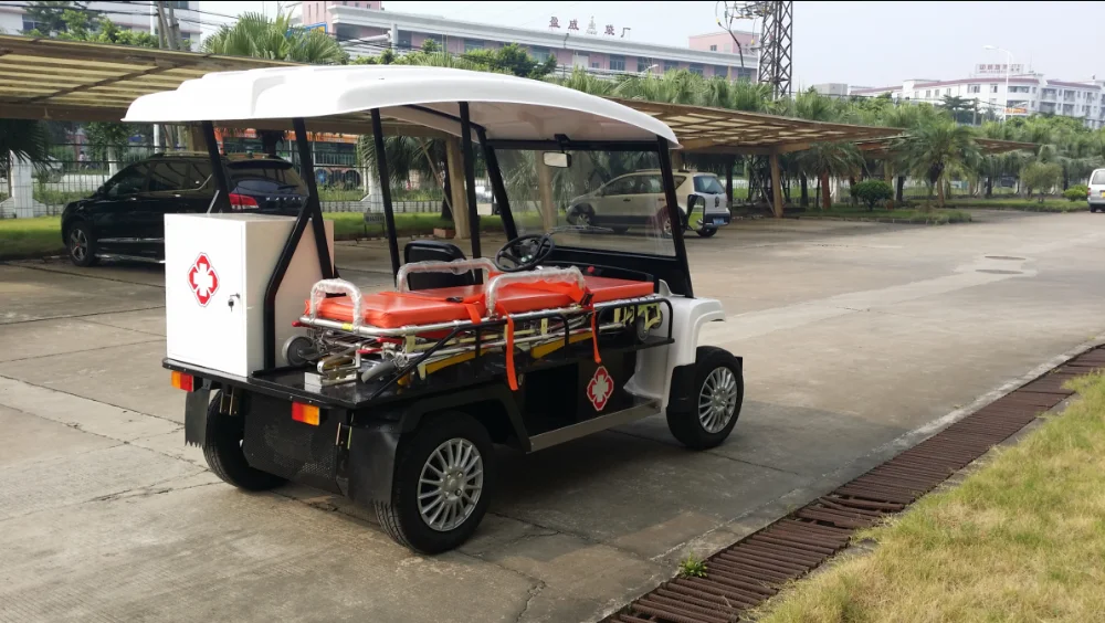Guangzhou factory sell low price electric ambulance vehicle
