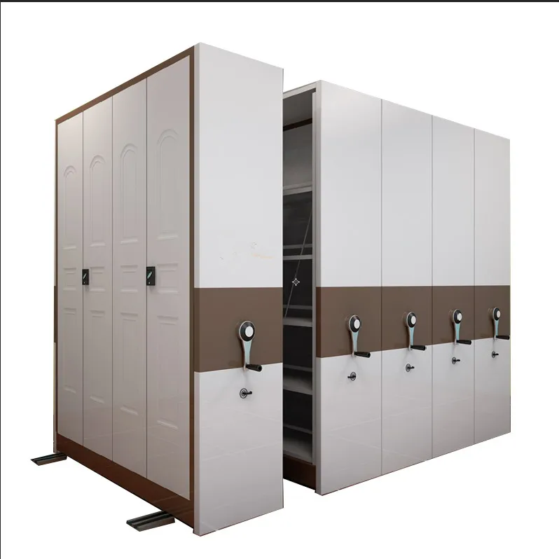 Office Mobile Compactor Storage System Steel Movable Shelving Racks